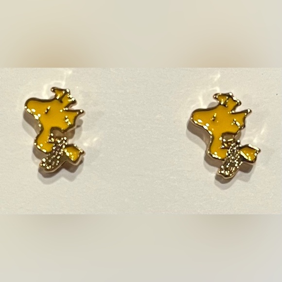 Snoopy and Woodstock Earrings Peanuts Officially Licensed Jewelry Stud Earrings - Picture 10 of 10
